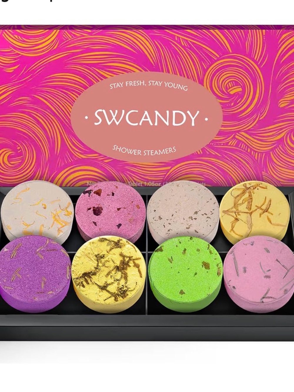 SW Candy Fruit Shower Steamers - 8-Pack Aromatherapy NWT